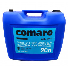 Масло компрессорное COMARO OIL S46, 20л (синтетика)