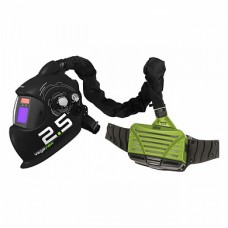 Комплект е3000 зеленый с маской сварщика VegaView 2.5 - (СИЗОД, маска, аккумулятор 10 часов,  поясной карабин для маски, сумка для комплекта) 
