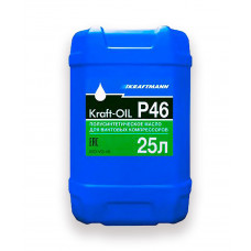 Масло компрессорное KRAFT-OIL P46, 25л (полусинтетика)