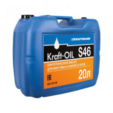 Масло компрессорное KRAFT-OIL S46, 20л (синтетика)